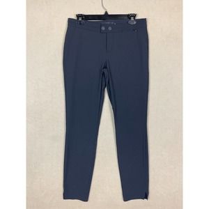 Gramicci Womens 6 Pants Gray Skinny Leg Stretch Mid Rise‎ Regular Fit